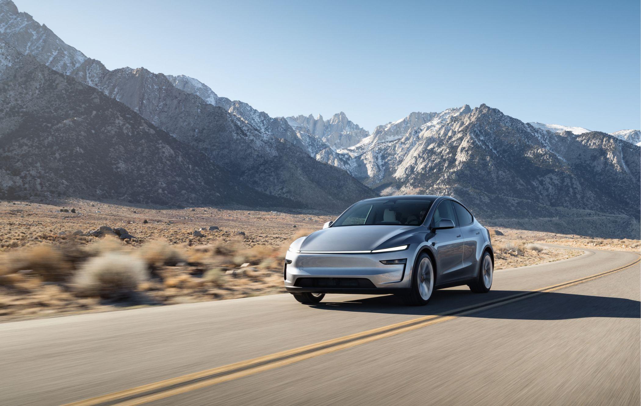 Tesla Model Y front three quarters