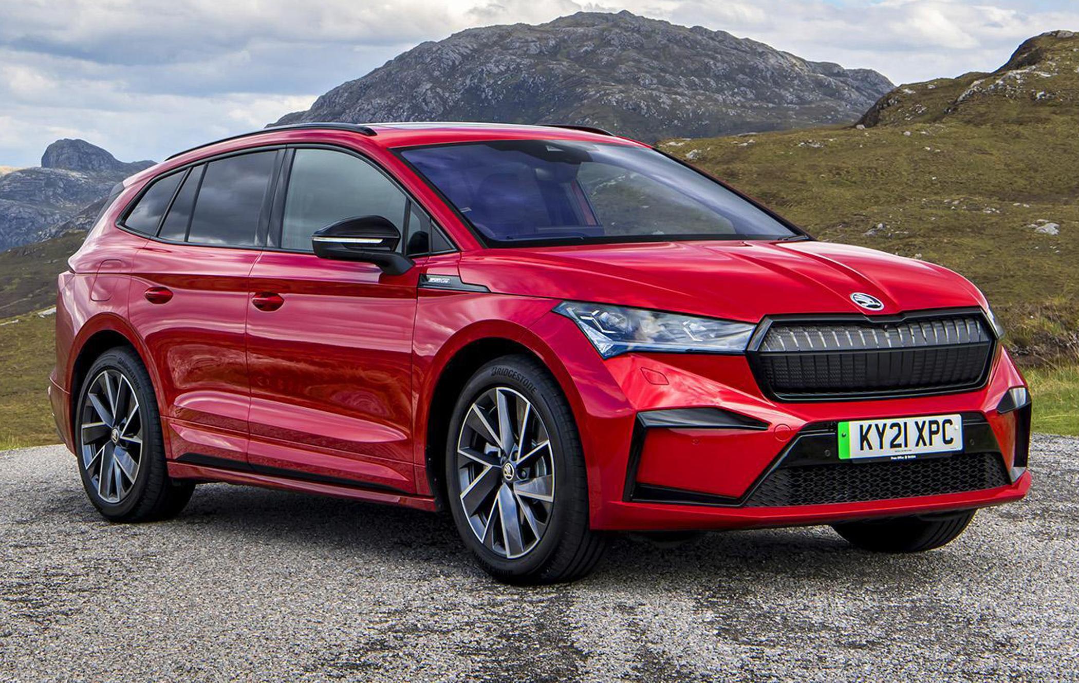 Skoda Enyaq iV red 